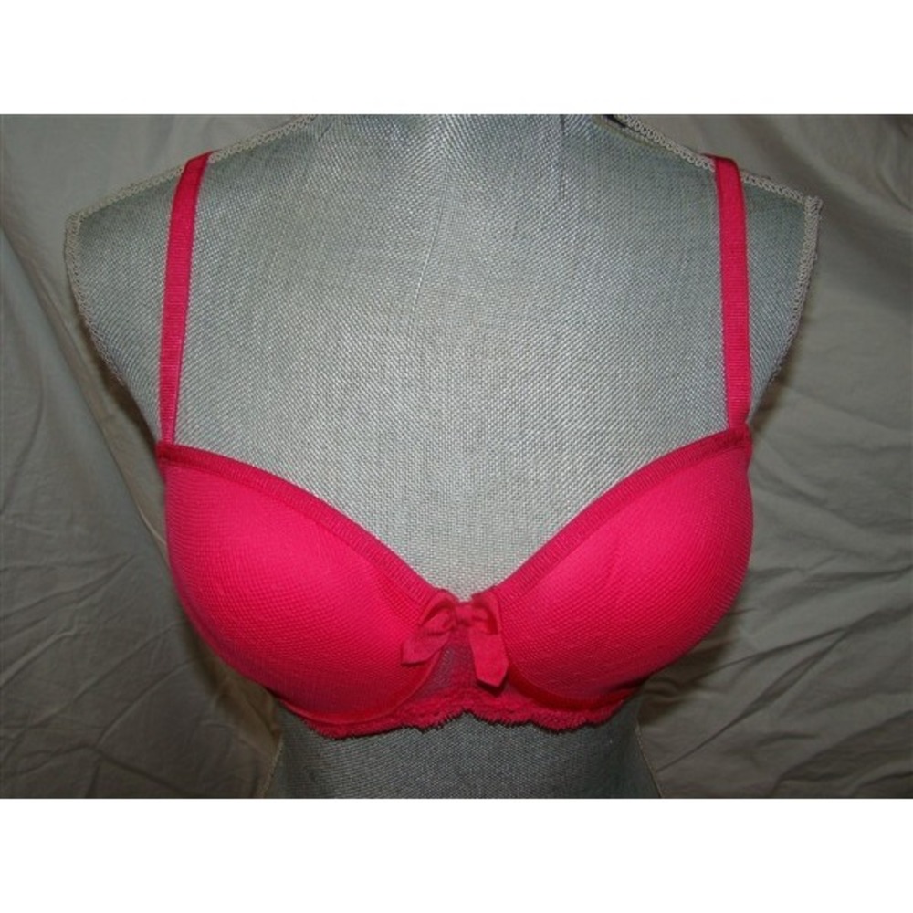 NWTD Chantelle 34C Idole Underwire T-Shirt Bra 1731 Pink 121098